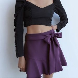 Zara skirt with built-in shorts